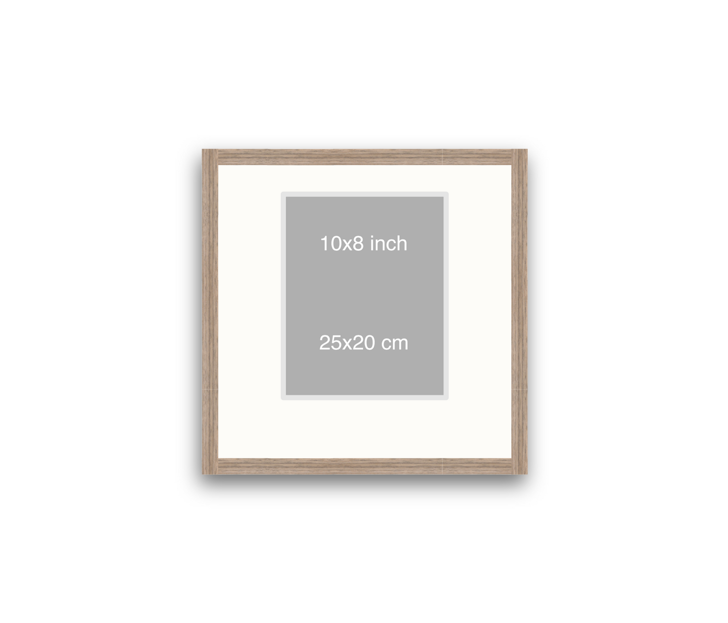 LOFT | 20mm Warm Walnut Frame - 40x40cm