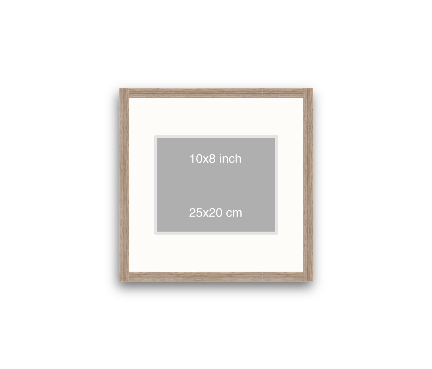 LOFT | 20mm Warm Walnut Frame - 40x40cm