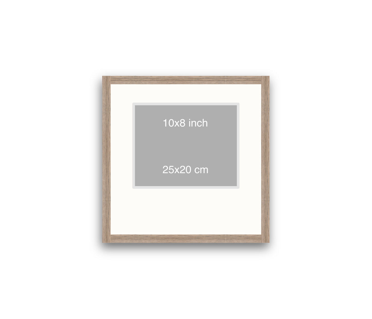 LOFT | 20mm Warm Walnut Frame - 40x40cm