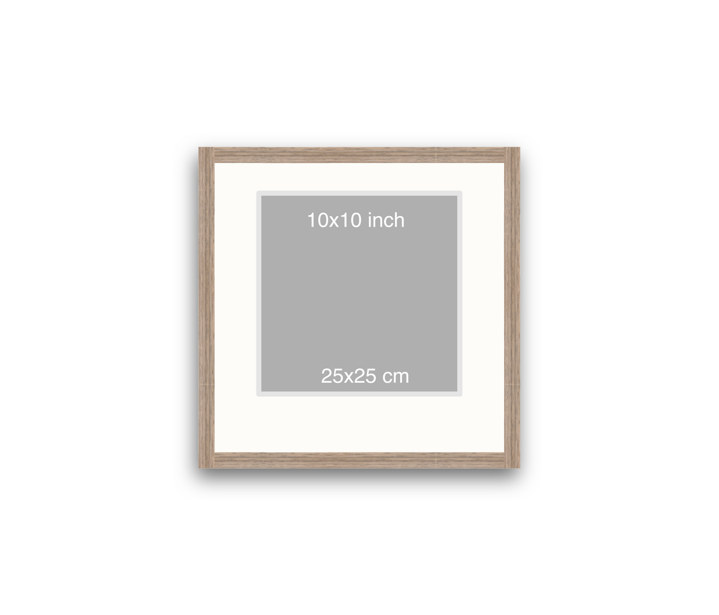 LOFT | 20mm Warm Walnut Frame - 40x40cm