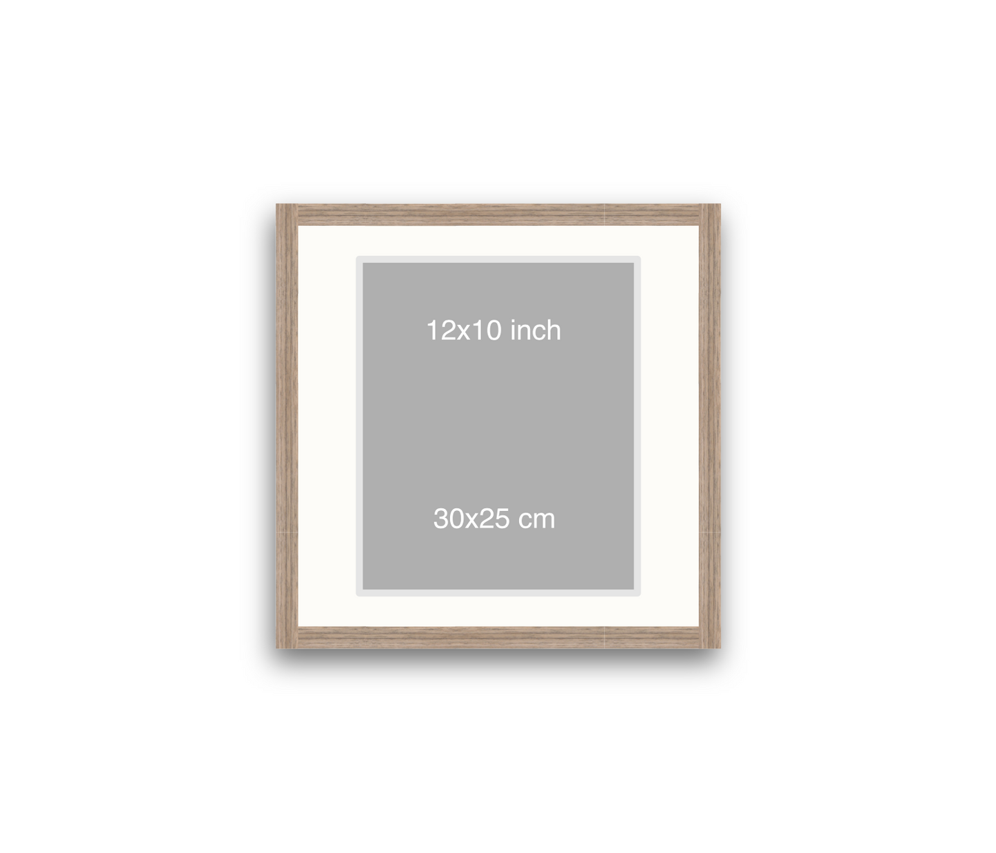 LOFT | 20mm Warm Walnut Frame - 40x40cm