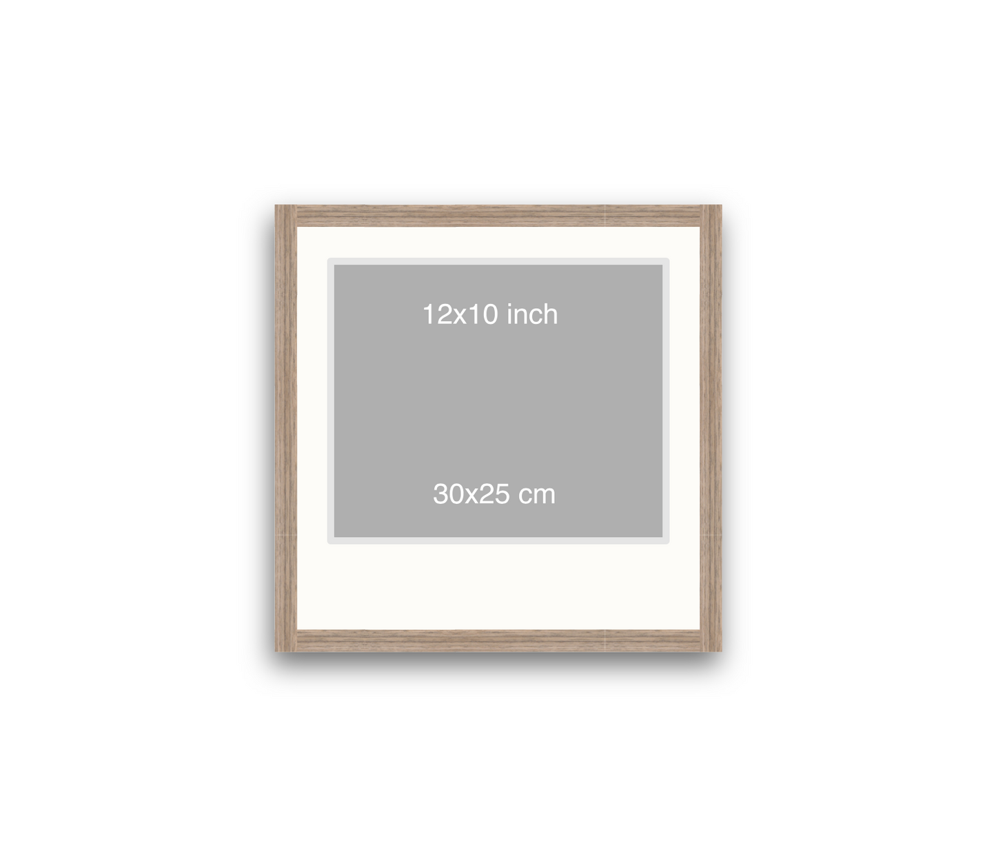 LOFT | 20mm Warm Walnut Frame - 40x40cm