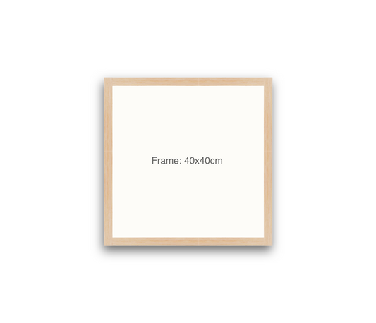 LOFT | 20mm Light Oak Frame - 40x40cm