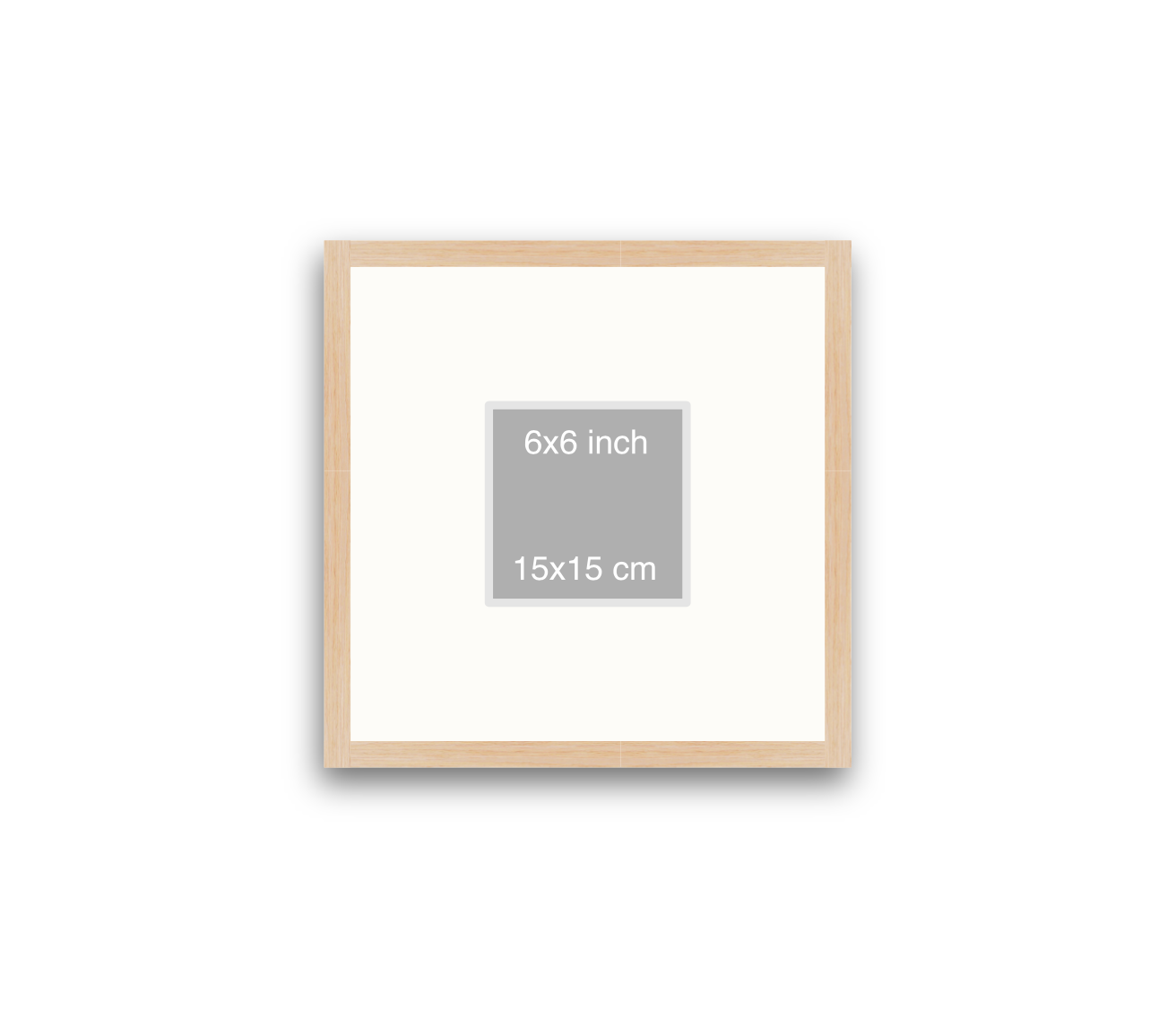 LOFT | 20mm Light Oak Frame - 40x40cm