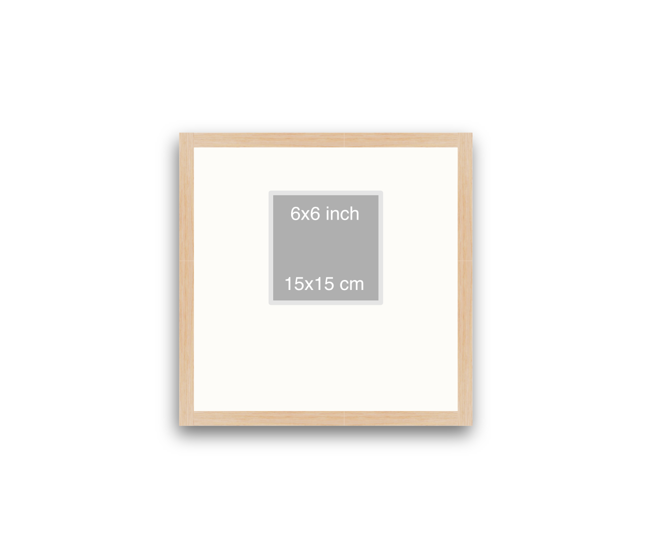 LOFT | 20mm Light Oak Frame - 40x40cm