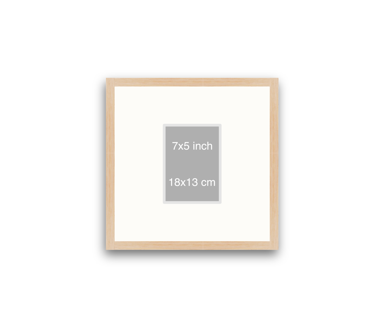 LOFT | 20mm Light Oak Frame - 40x40cm