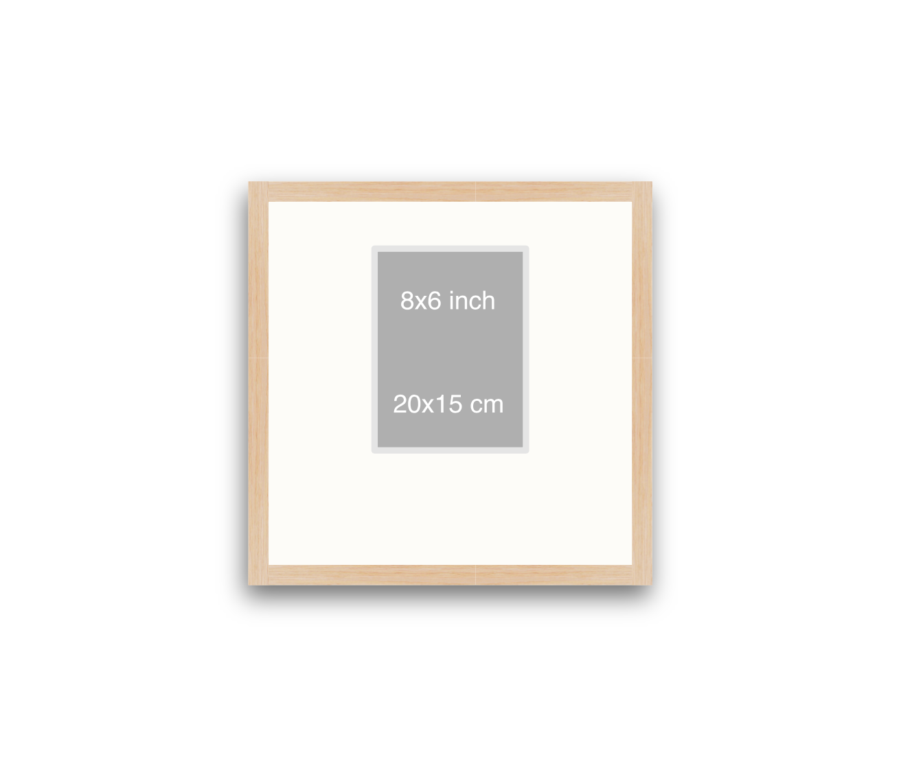LOFT | 20mm Light Oak Frame - 40x40cm