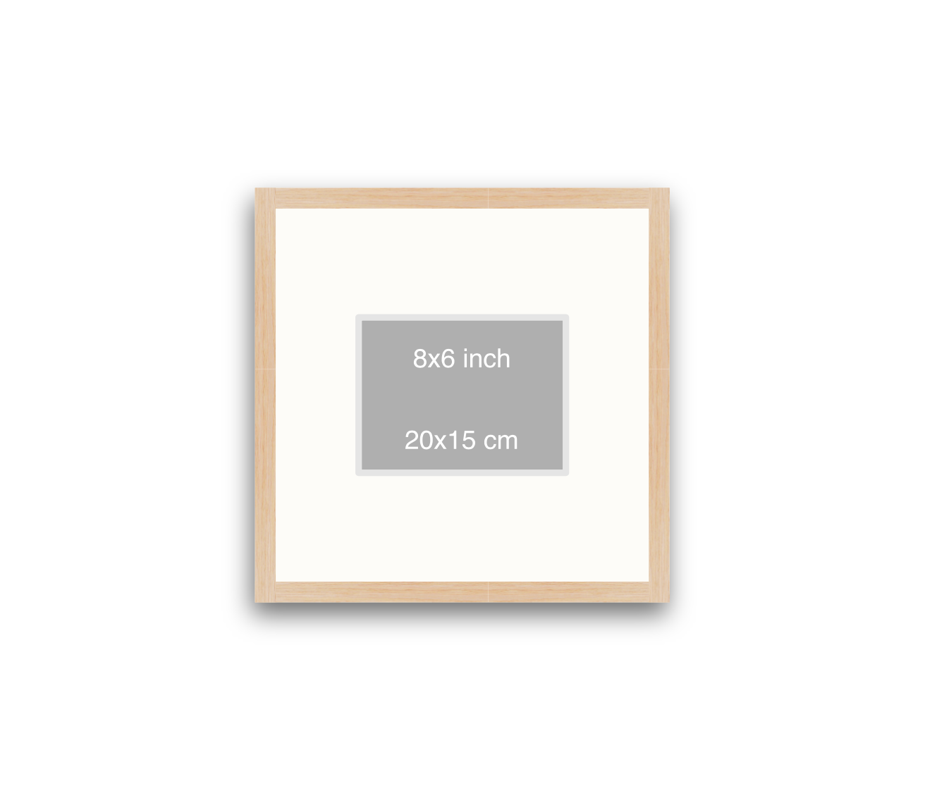LOFT | 20mm Light Oak Frame - 40x40cm