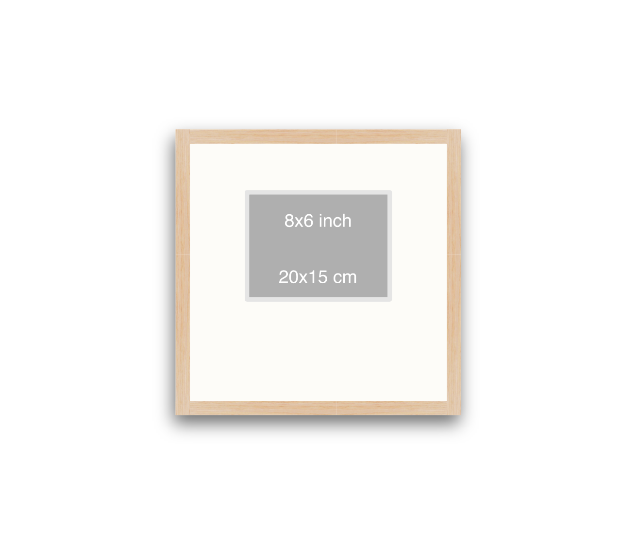 LOFT | 20mm Light Oak Frame - 40x40cm