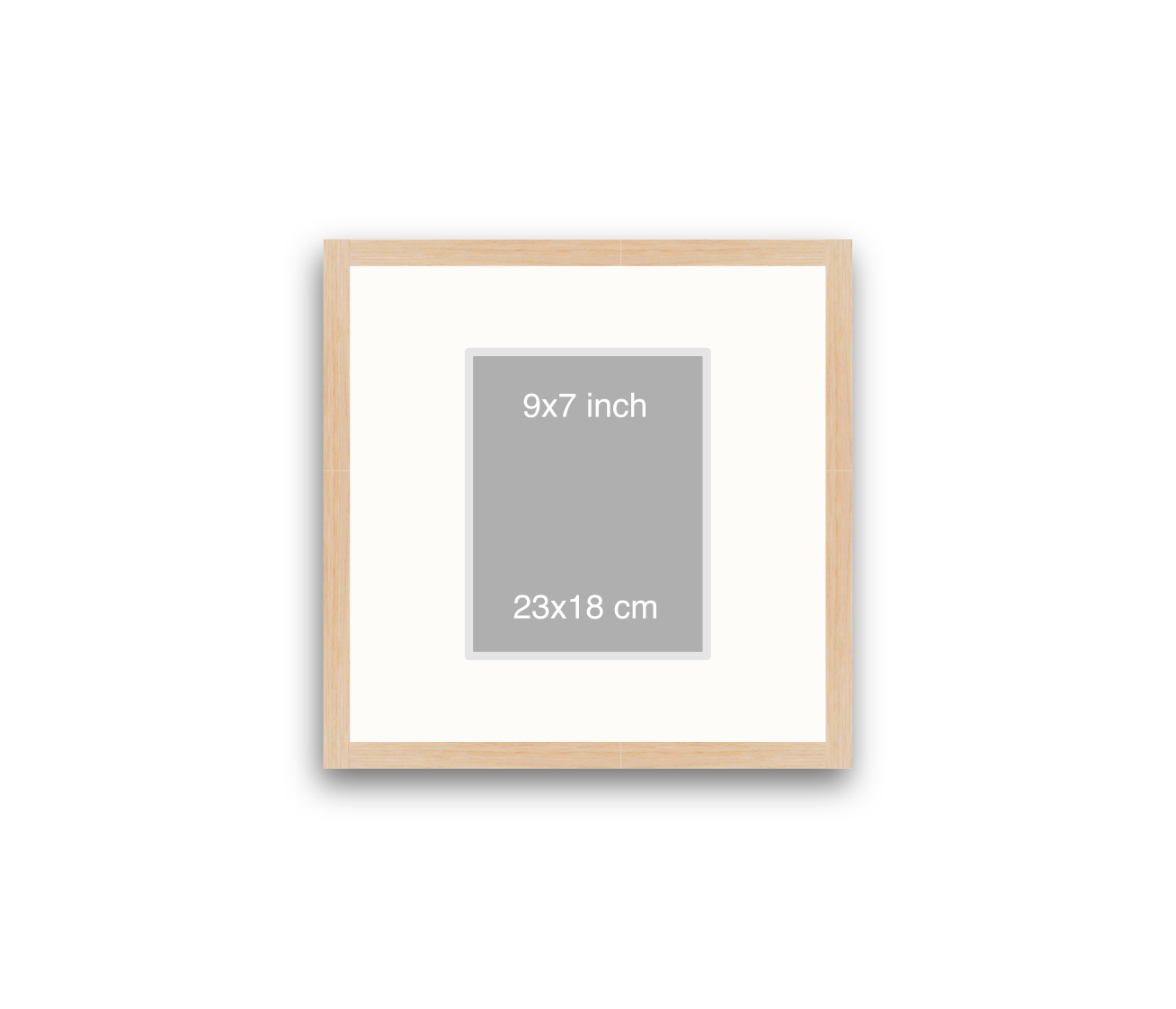 LOFT | 20mm Light Oak Frame - 40x40cm