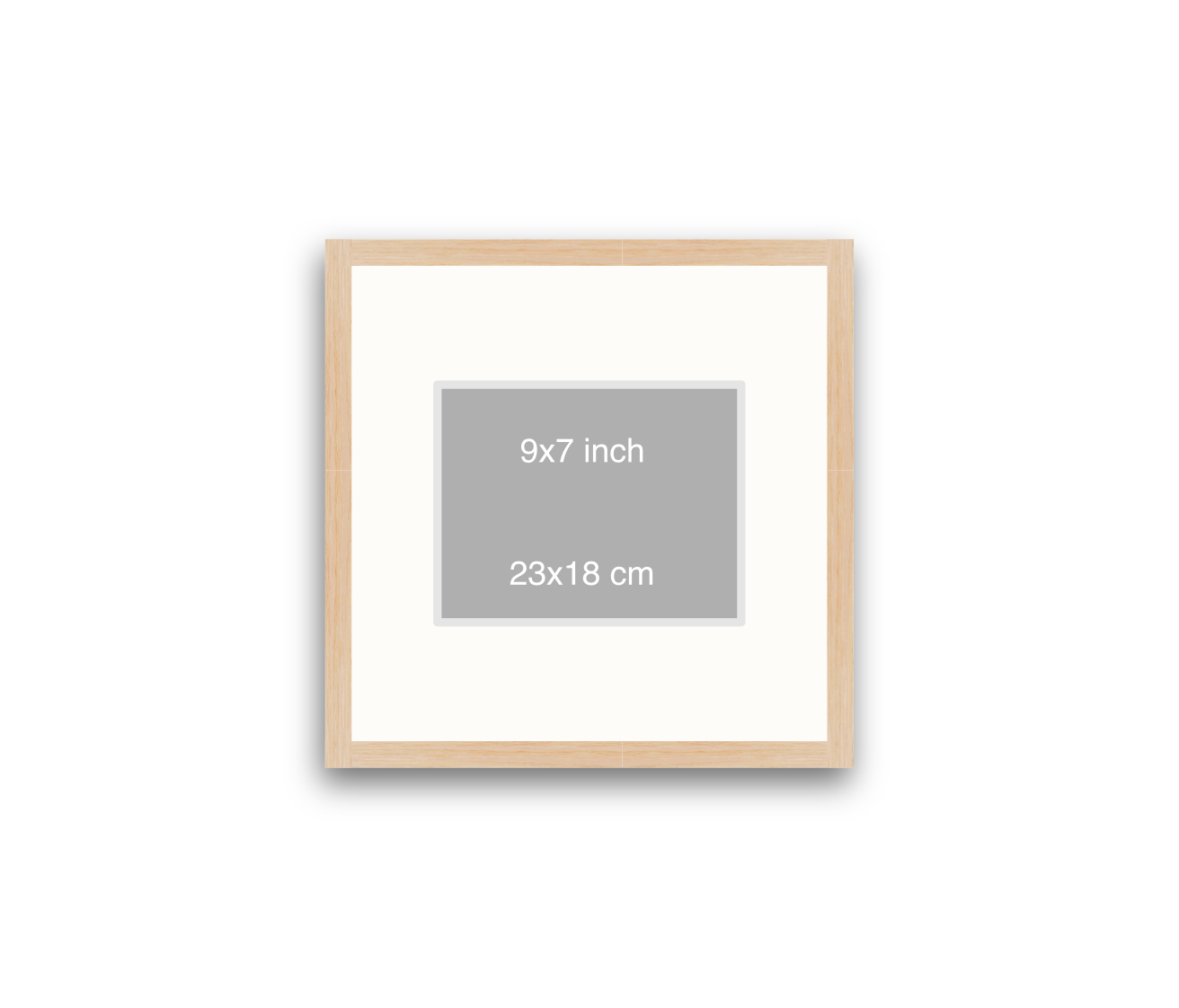 LOFT | 20mm Light Oak Frame - 40x40cm