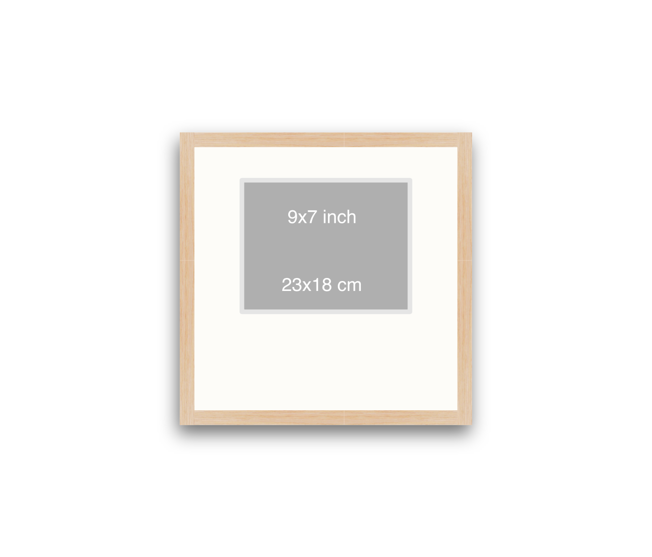 LOFT | 20mm Light Oak Frame - 40x40cm