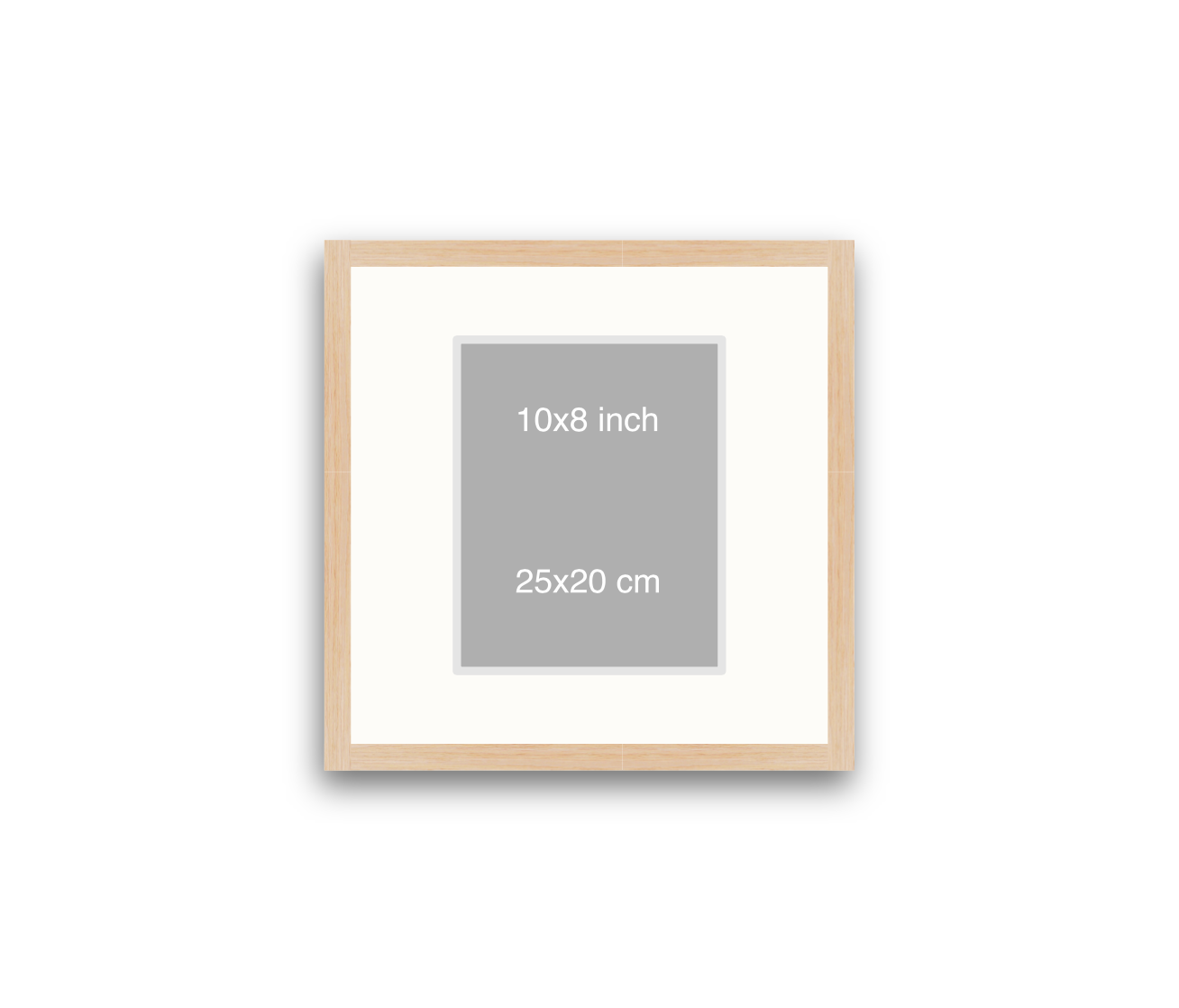 LOFT | 20mm Light Oak Frame - 40x40cm
