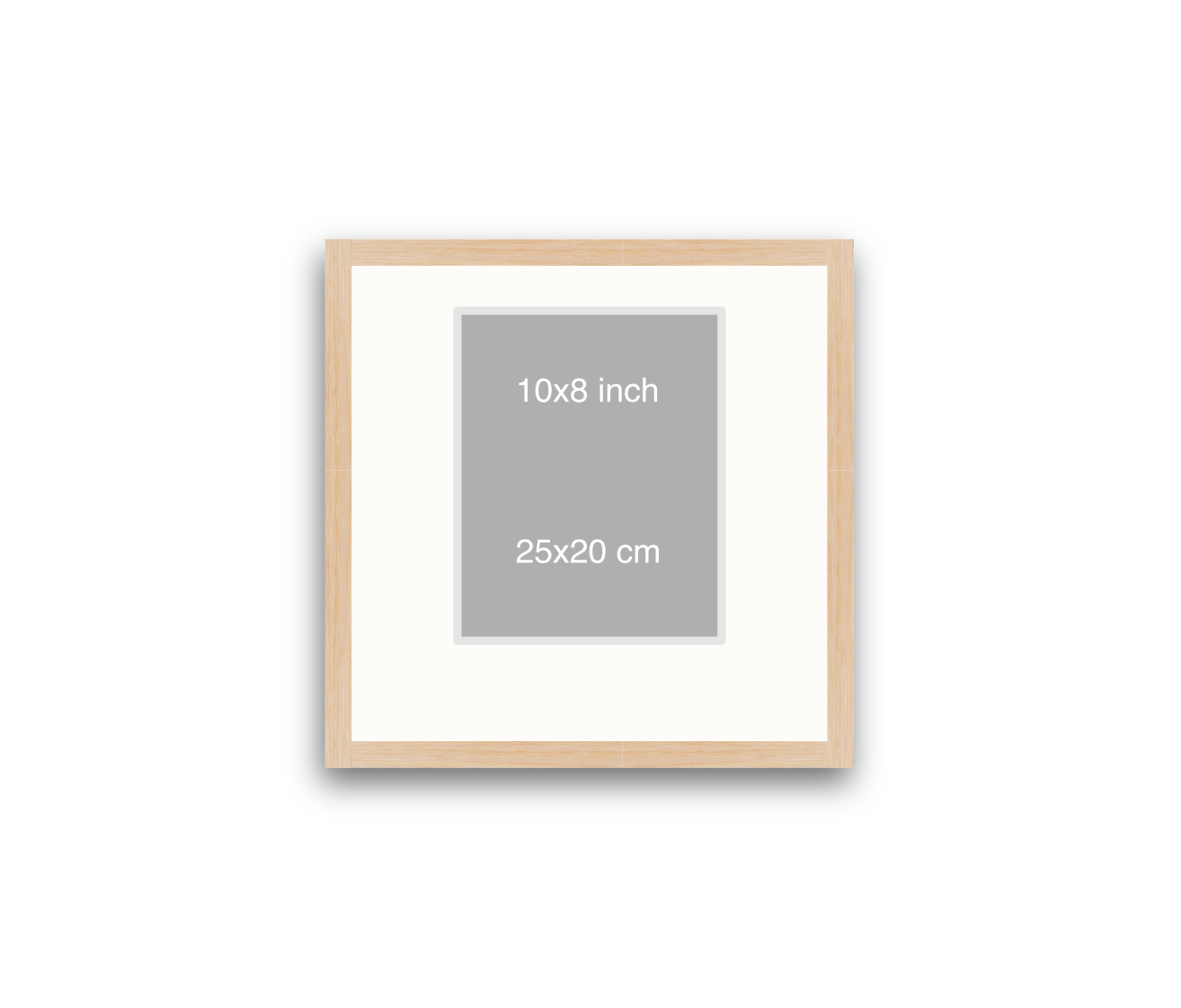 LOFT | 20mm Light Oak Frame - 40x40cm