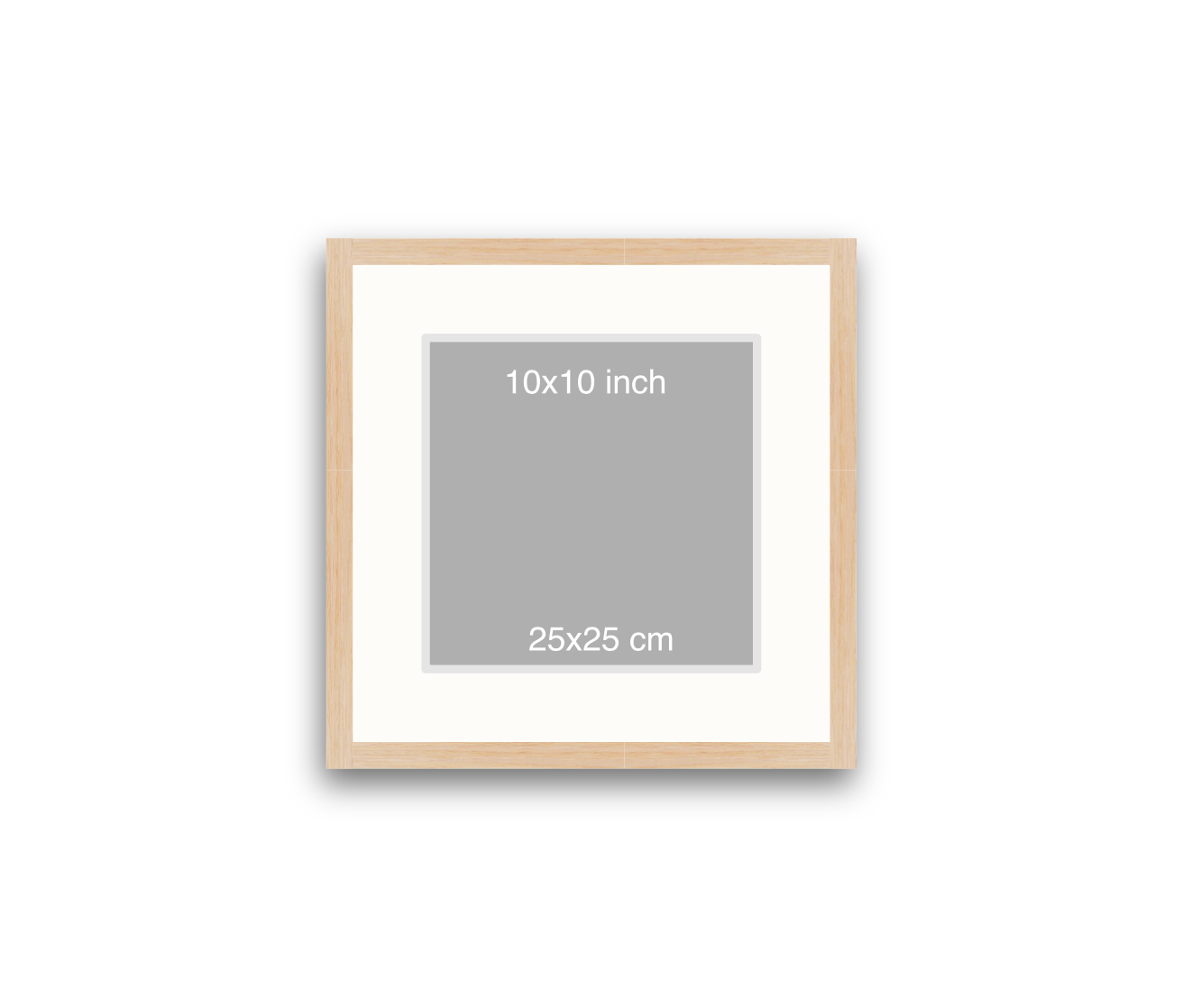 LOFT | 20mm Light Oak Frame - 40x40cm