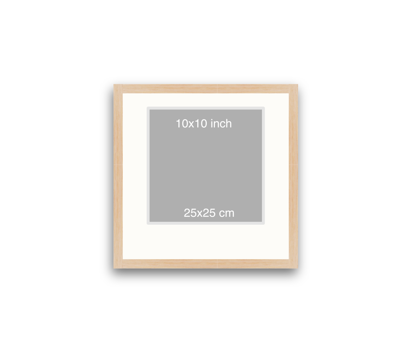 LOFT | 20mm Light Oak Frame - 40x40cm