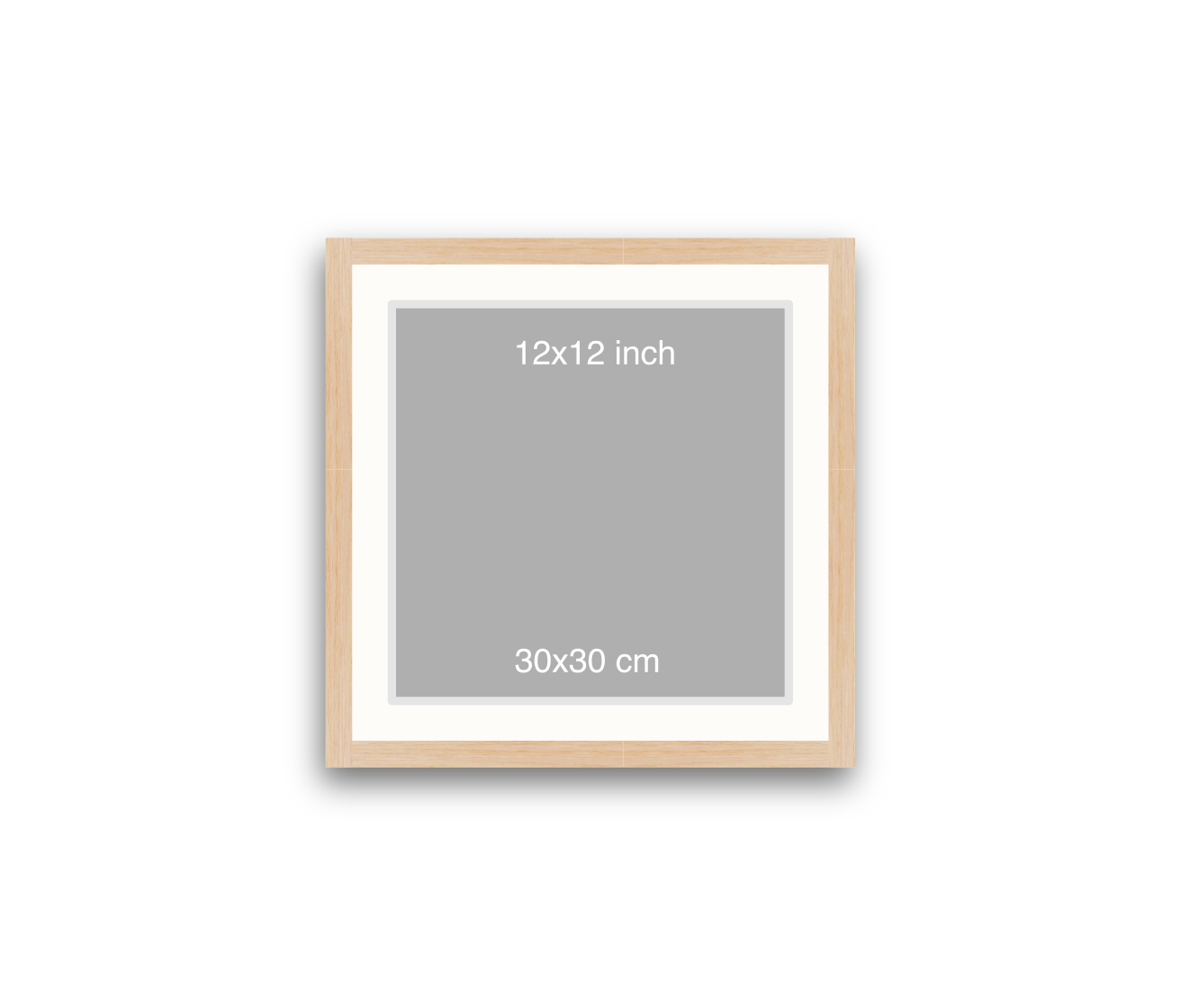 LOFT | 20mm Light Oak Frame - 40x40cm