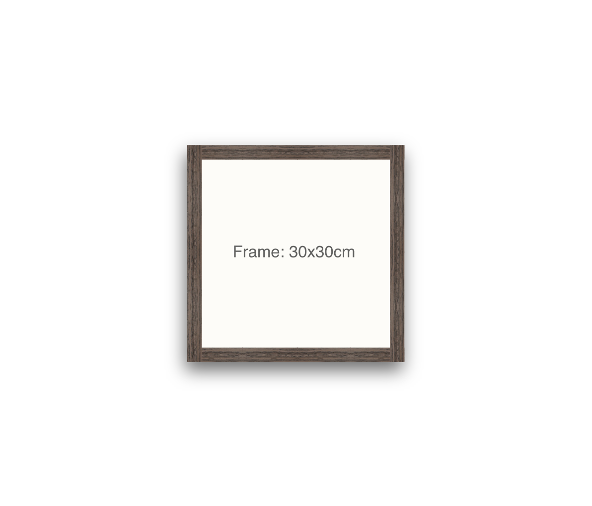 LOFT | 20mm Walnut Frame - 30x30cm