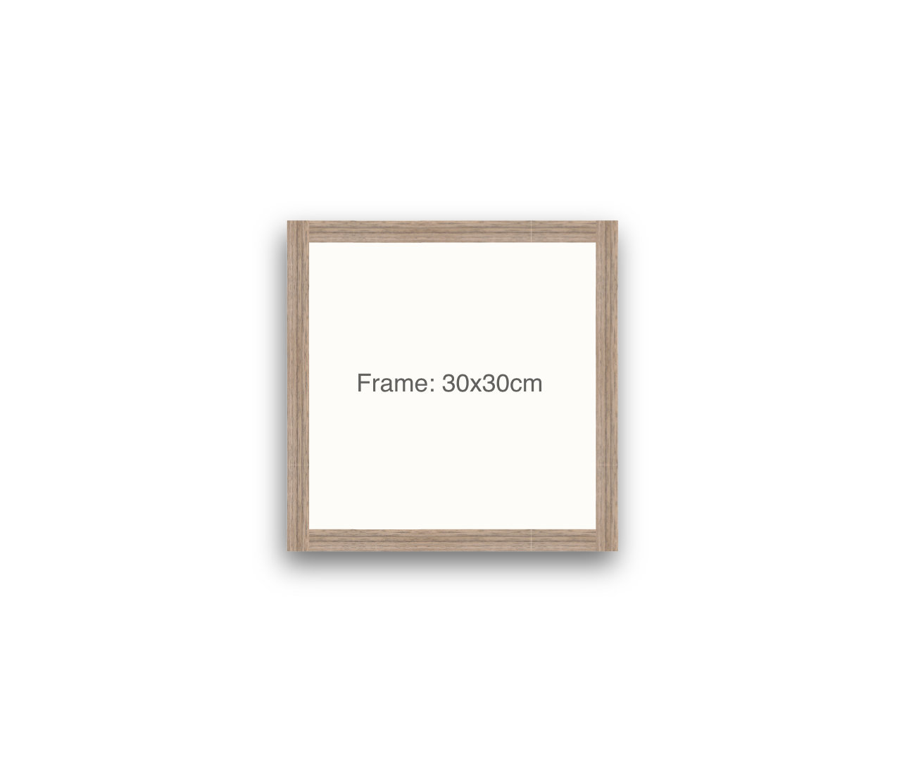 LOFT | 20mm Warm Walnut Frame - 30x30cm