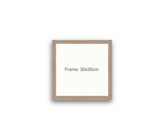 LOFT | 20mm Warm Walnut Frame - 30x30cm