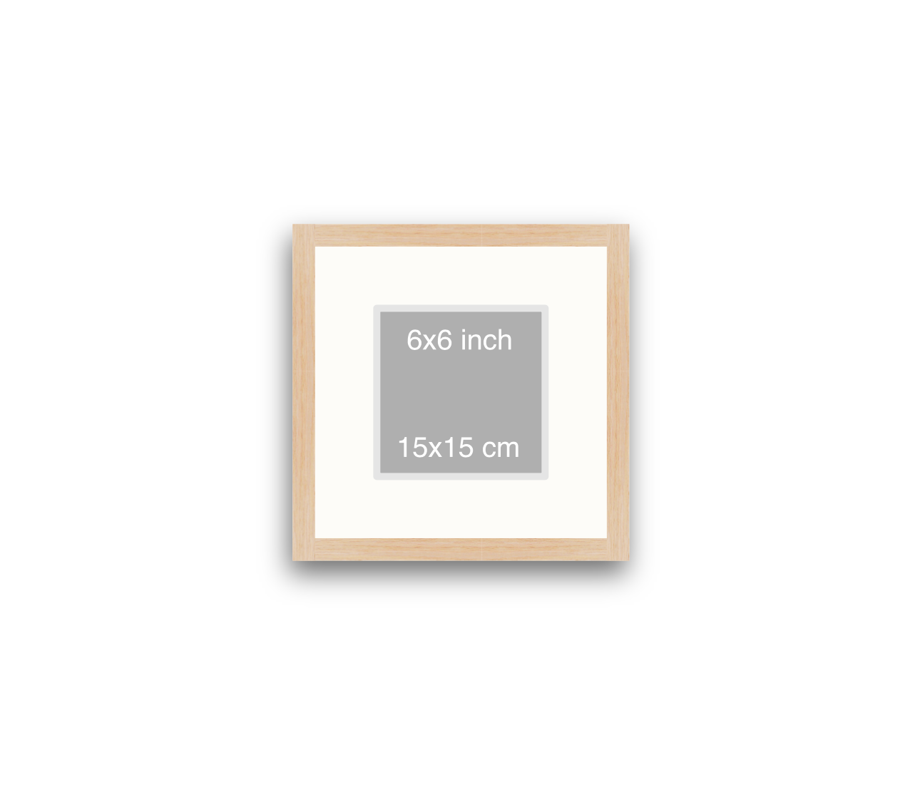 LOFT | 20mm Light Oak Frame - 30x30cm