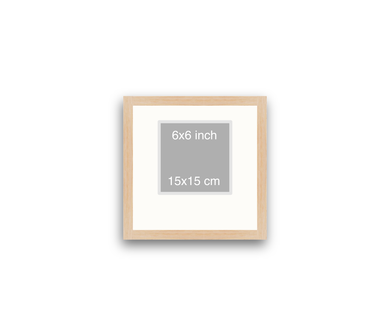 LOFT | 20mm Light Oak Frame - 30x30cm