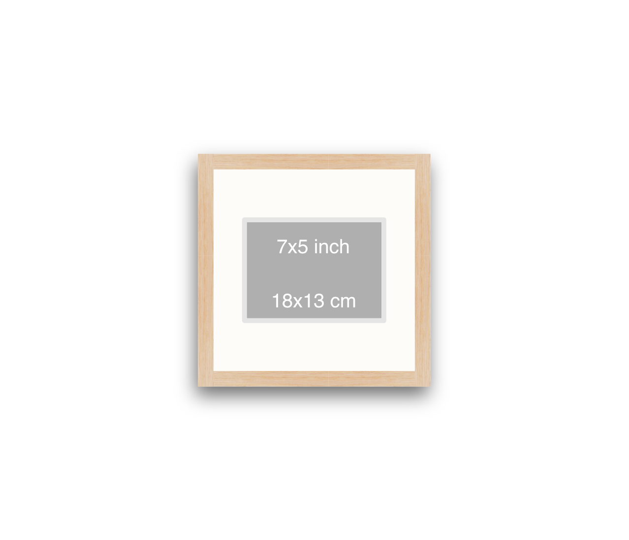 LOFT | 20mm Light Oak Frame - 30x30cm