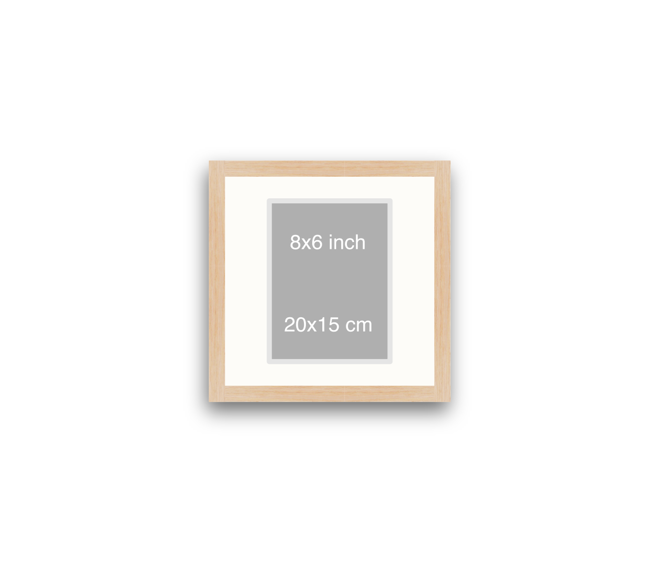 LOFT | 20mm Light Oak Frame - 30x30cm