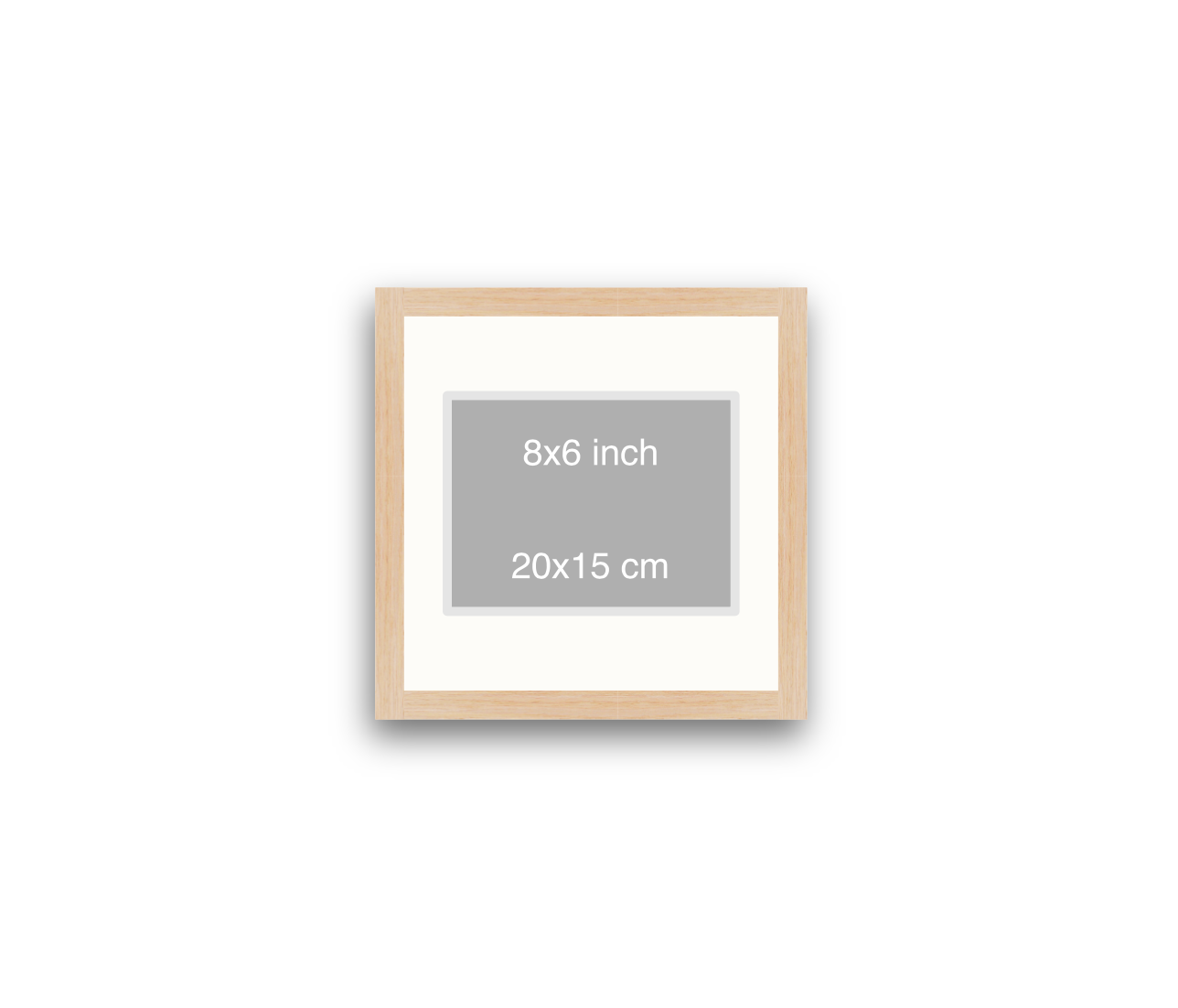 LOFT | 20mm Light Oak Frame - 30x30cm