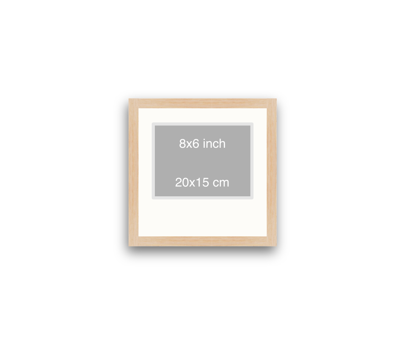 LOFT | 20mm Light Oak Frame - 30x30cm