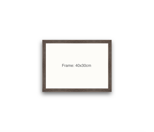 LOFT | 20mm Walnut Frame - 40x30cm - Landscape