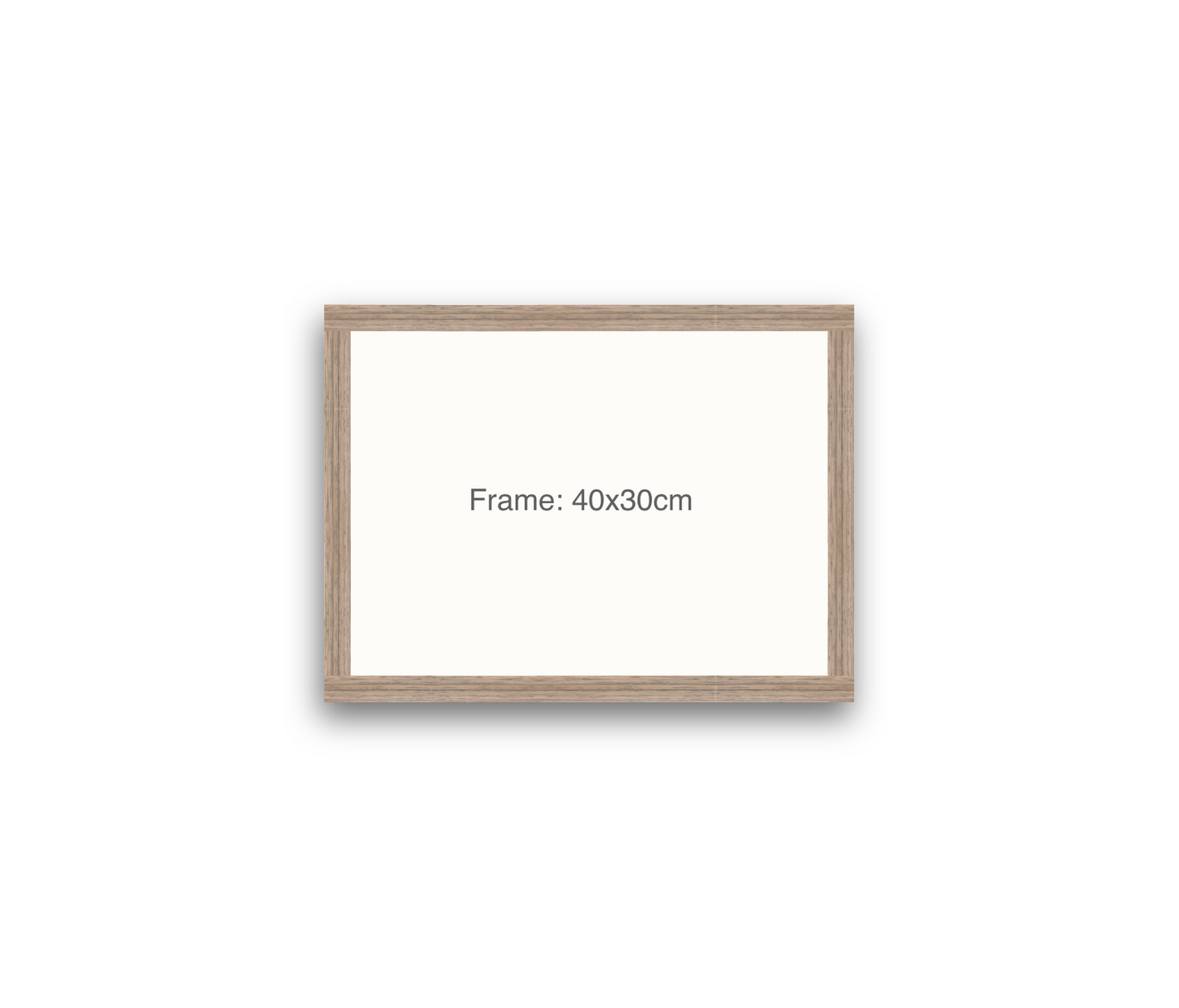 LOFT | 20mm Warm Walnut Frame - 40x30cm - Landscape