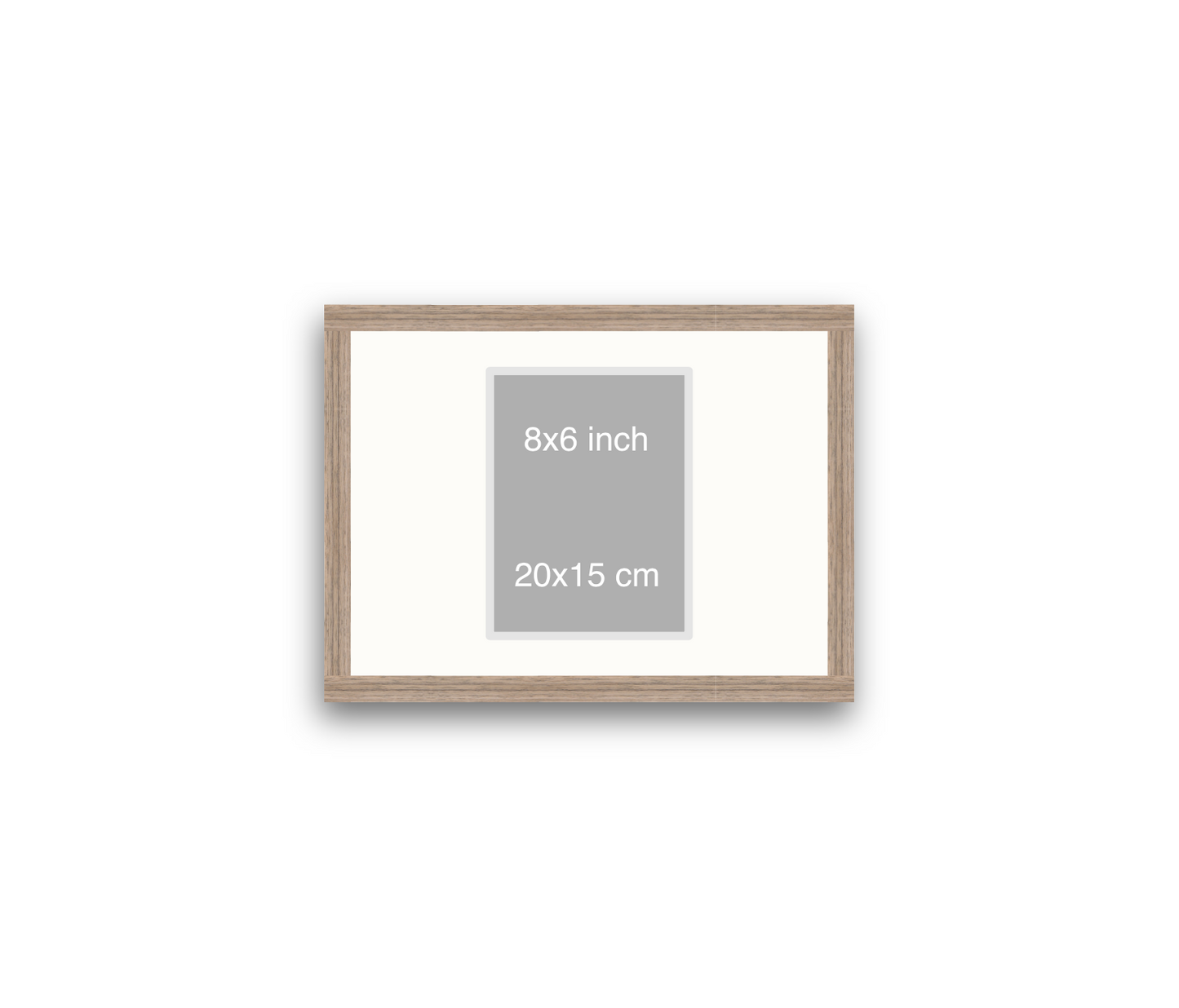 LOFT | 20mm Warm Walnut Frame - 40x30cm - Landscape