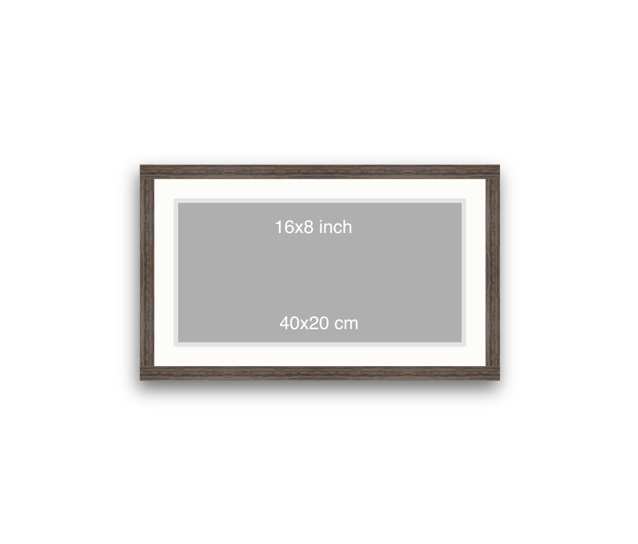 LOFT | 20mm Walnut Frame - 50x30cm