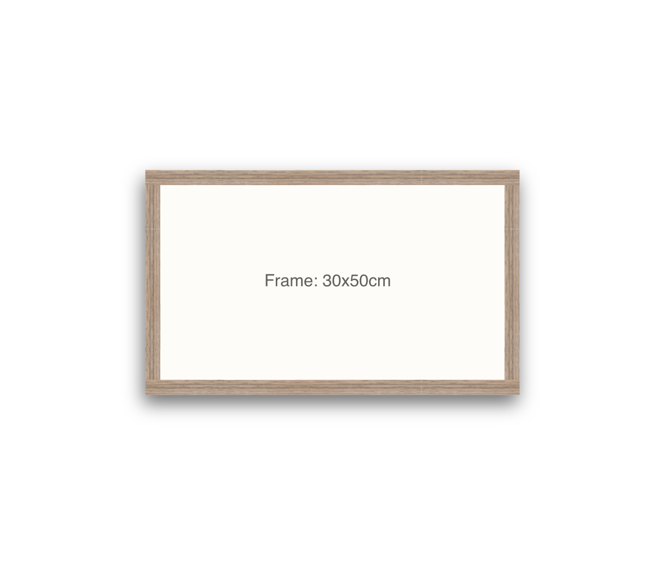 LOFT | 20mm Warm Walnut Frame - 50x30cm