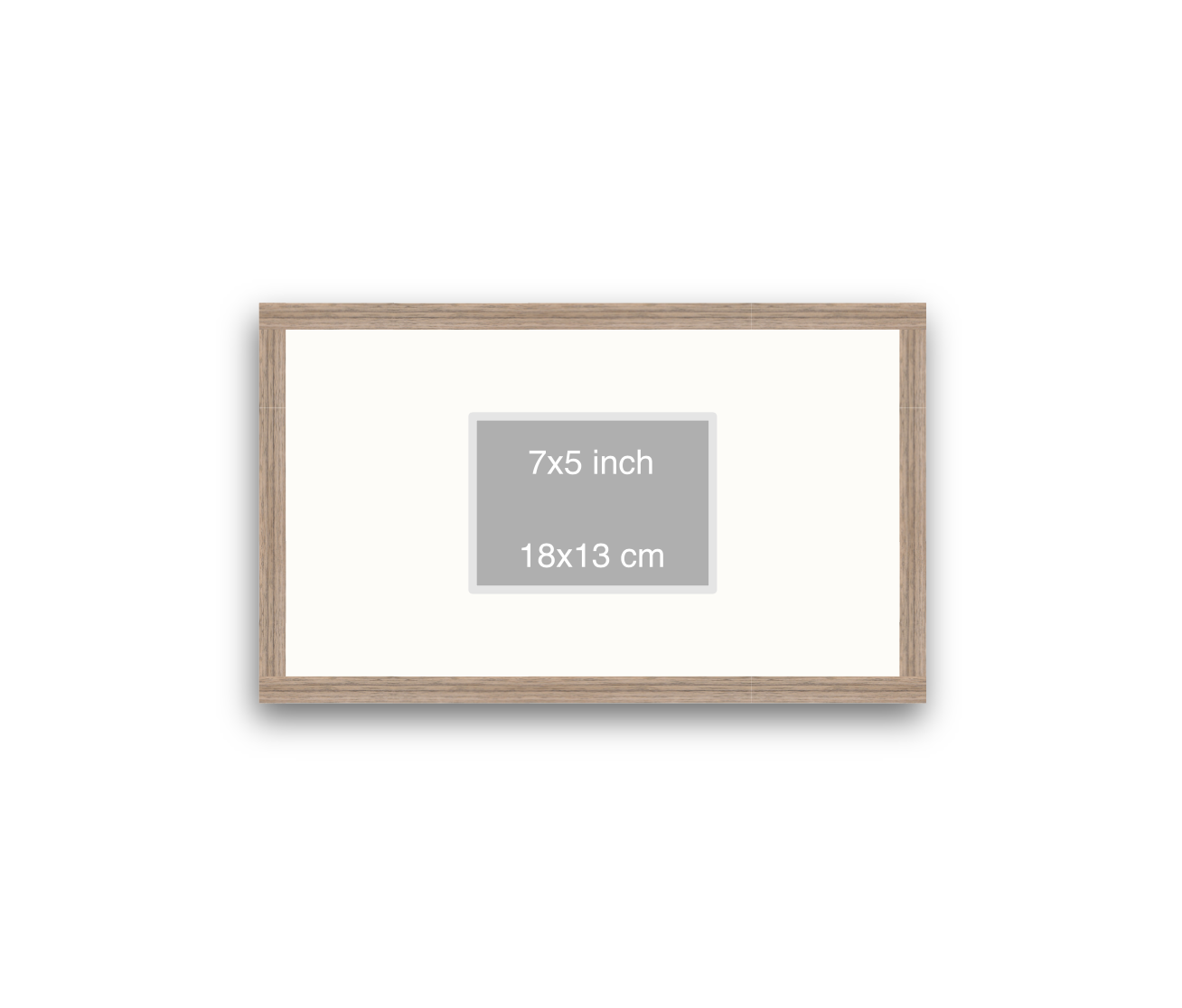 LOFT | 20mm Warm Walnut Frame - 50x30cm