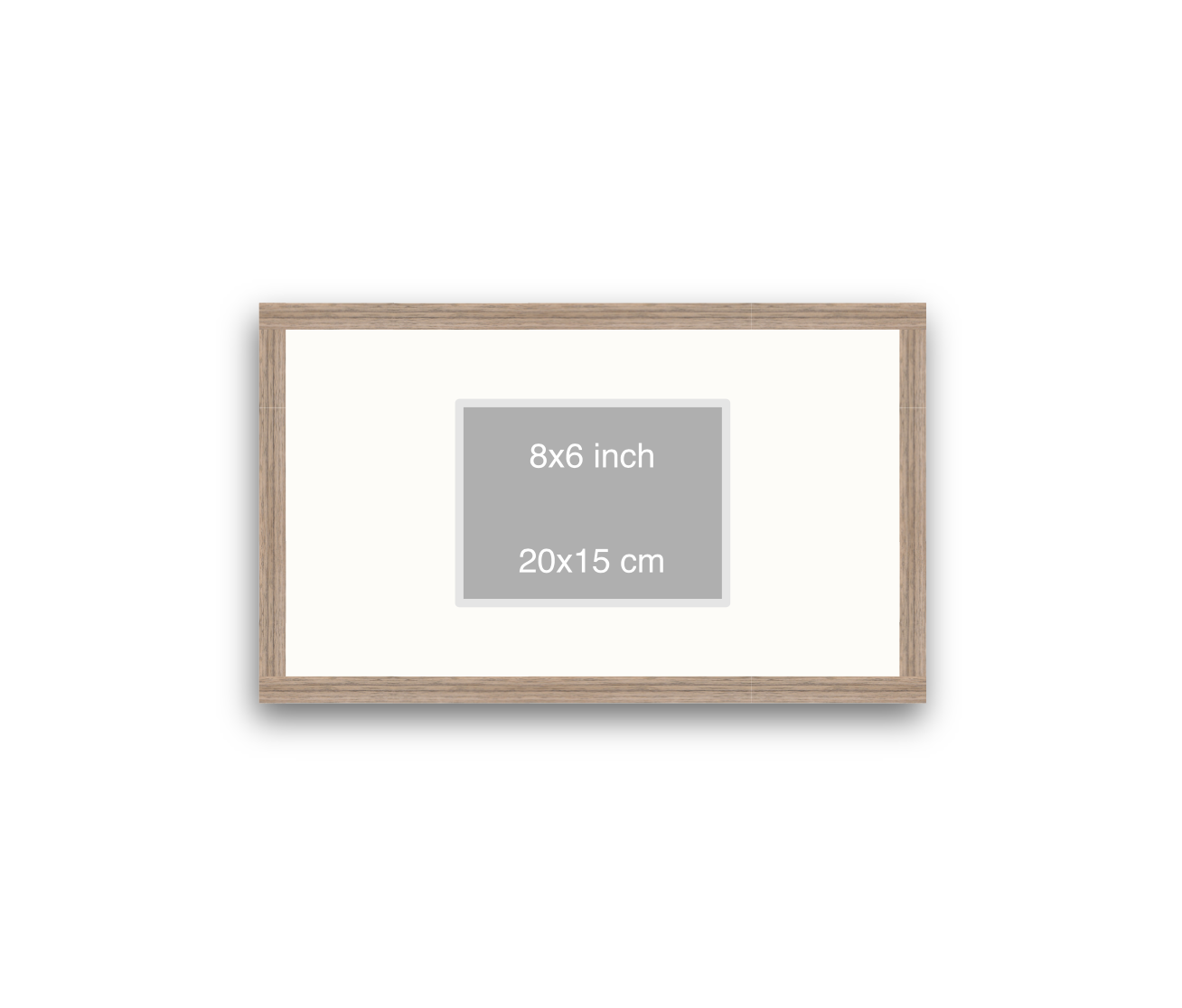 LOFT | 20mm Warm Walnut Frame - 50x30cm