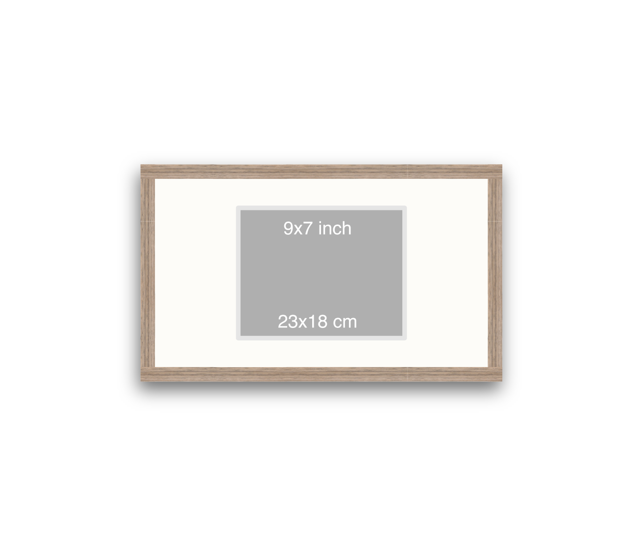 LOFT | 20mm Warm Walnut Frame - 50x30cm