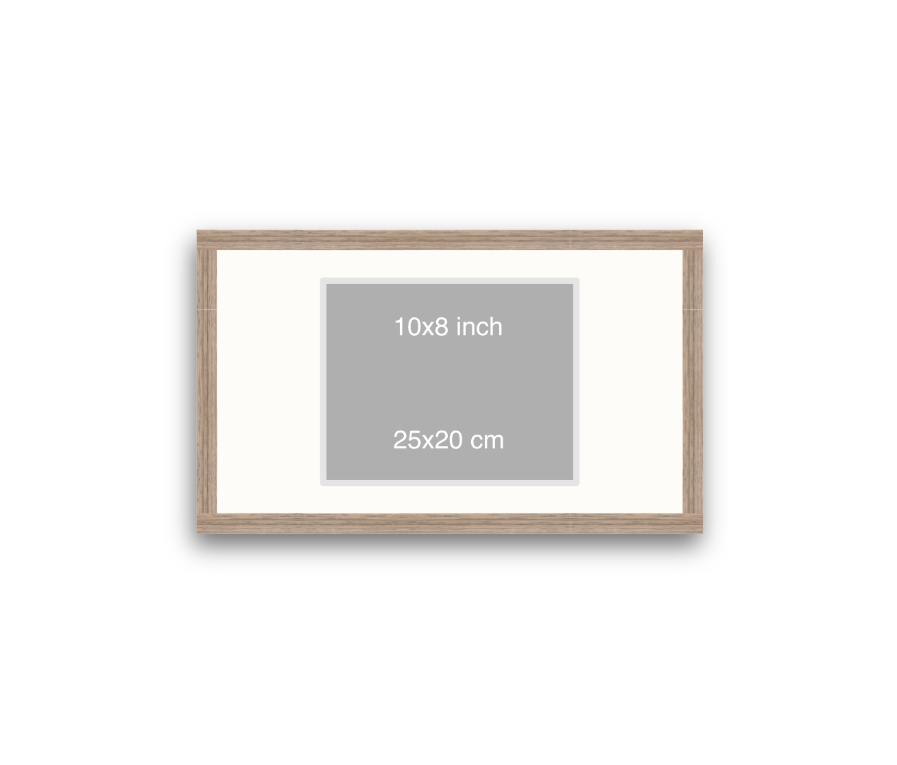 LOFT | 20mm Warm Walnut Frame - 50x30cm