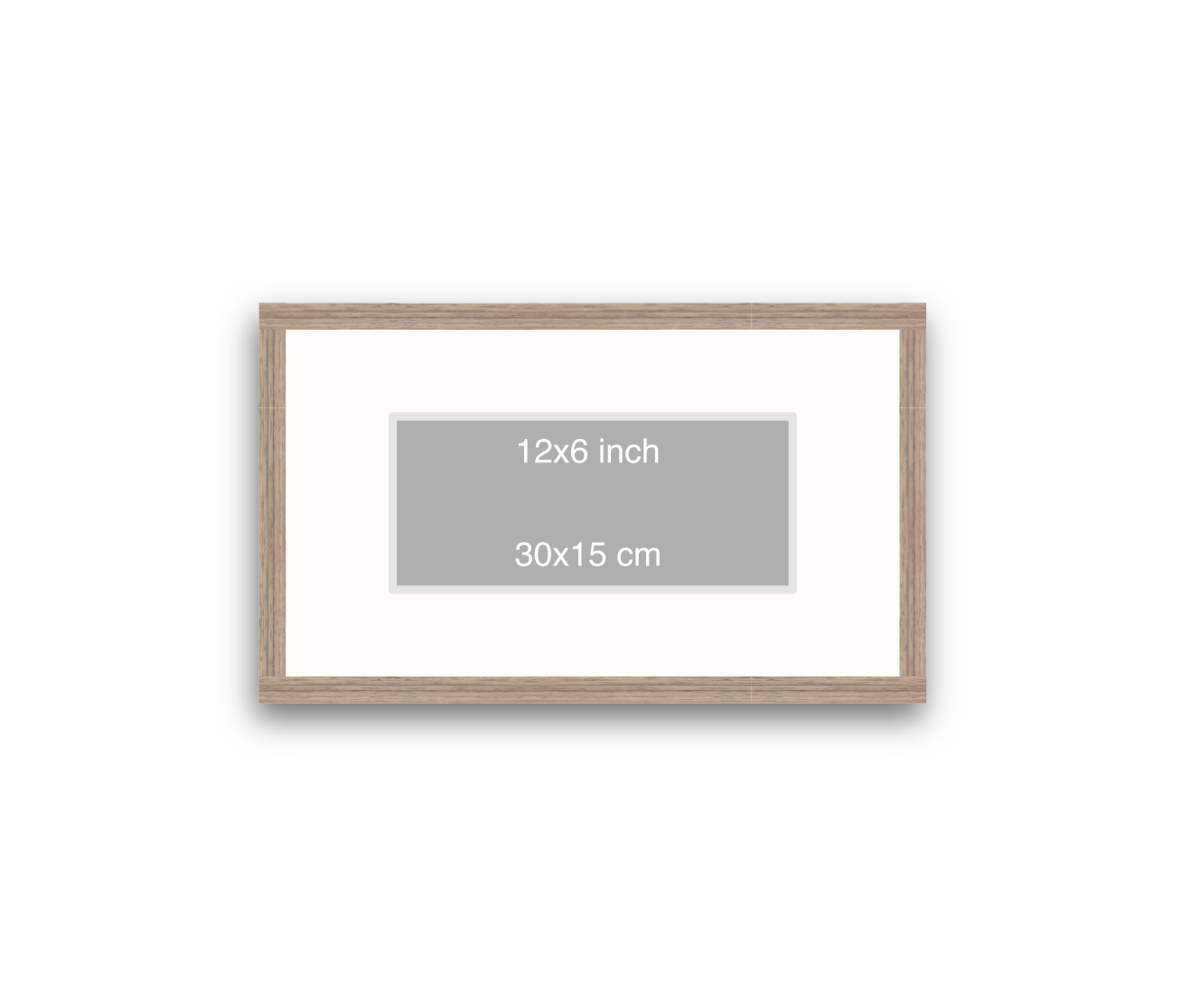 LOFT | 20mm Warm Walnut Frame - 50x30cm