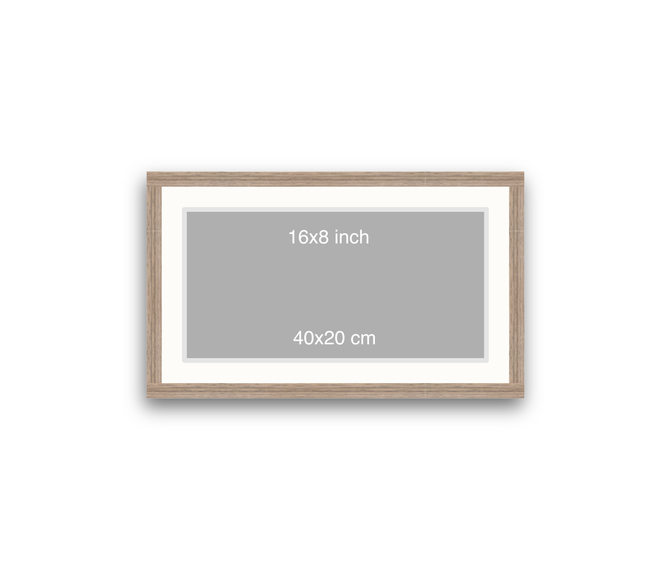 LOFT | 20mm Warm Walnut Frame - 50x30cm