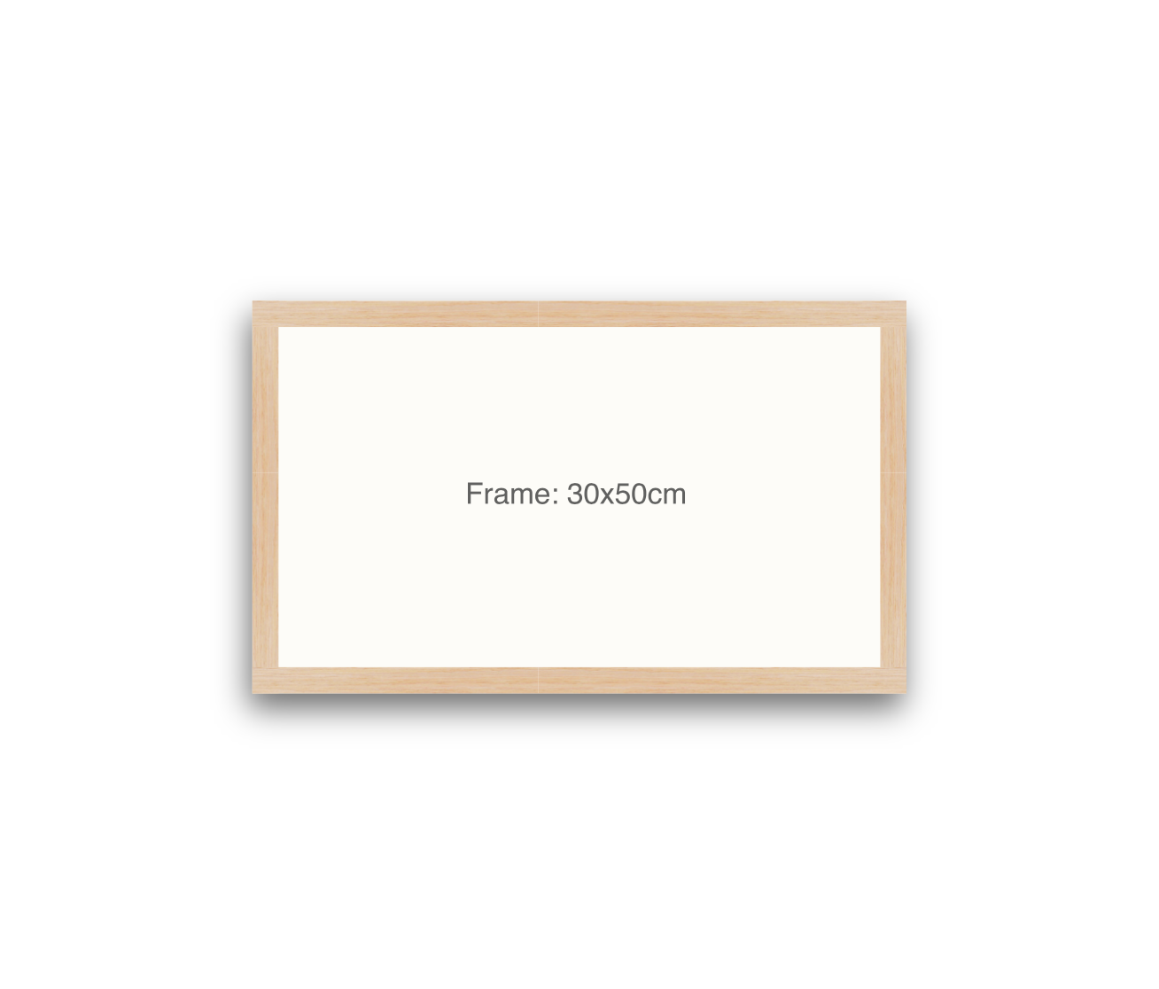 LOFT | 20mm Light Oak Frame - 50x30cm