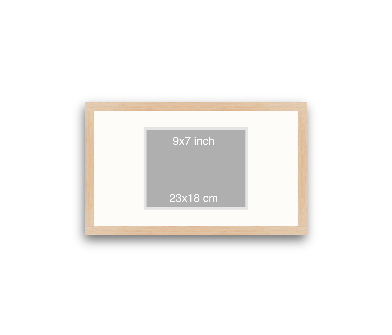 LOFT | 20mm Light Oak Frame - 50x30cm