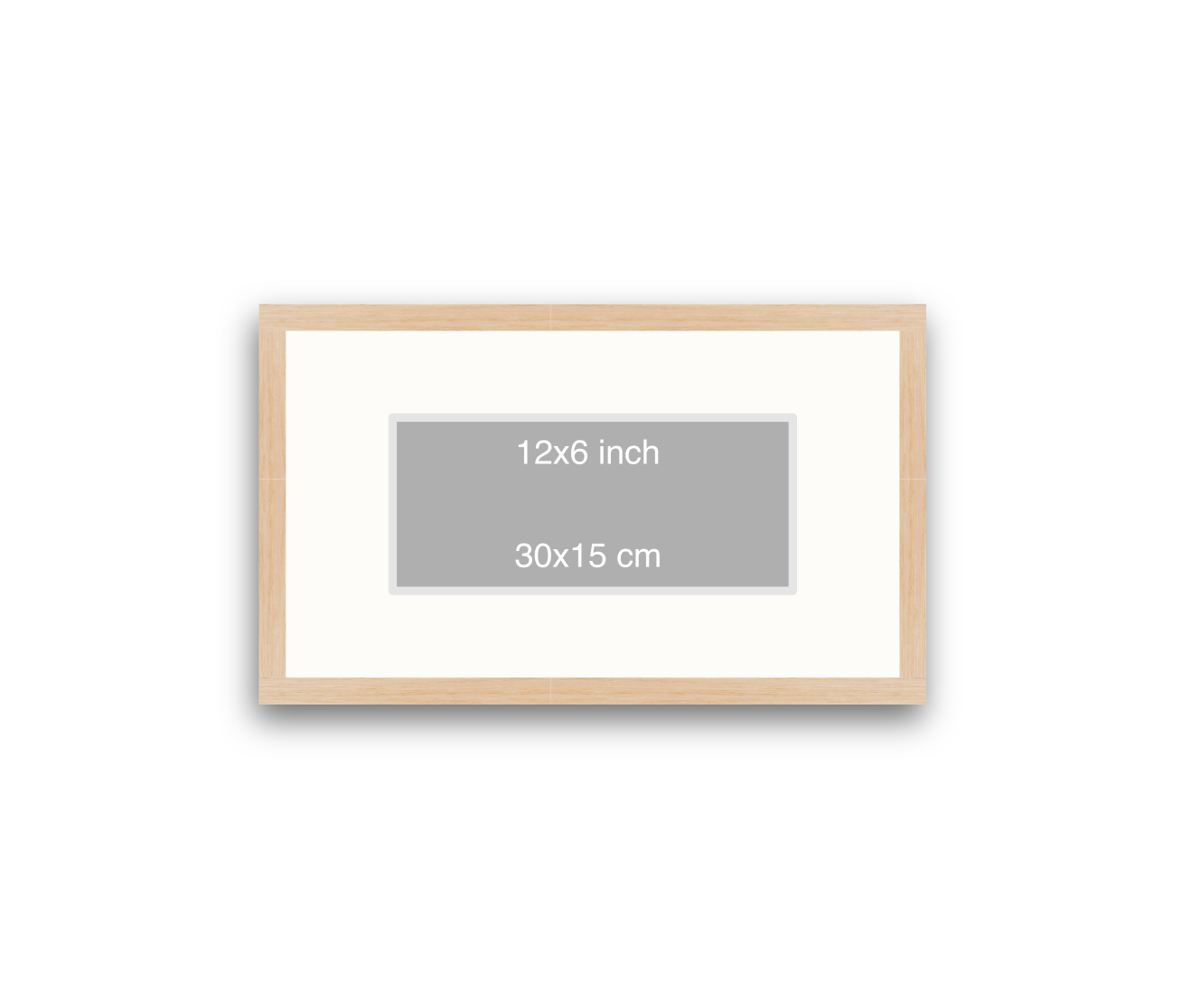 LOFT | 20mm Light Oak Frame - 50x30cm