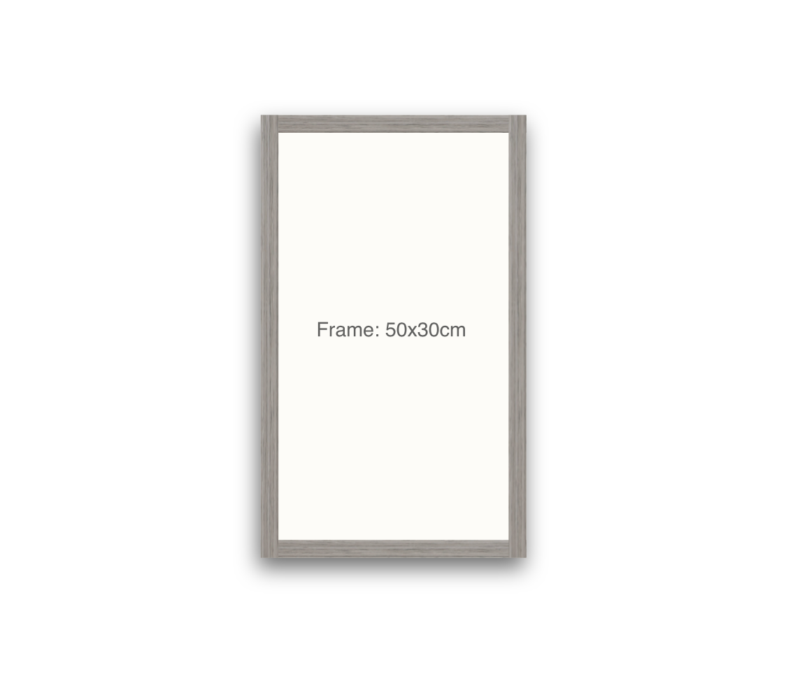 LOFT | 20mm Grey Frame - 30x50cm