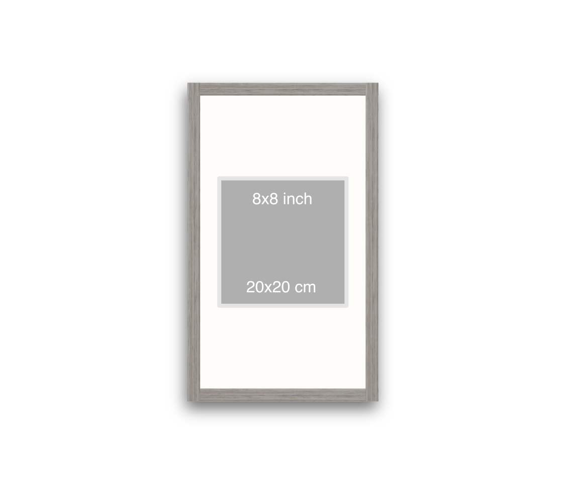 LOFT | 20mm Grey Frame - 30x50cm