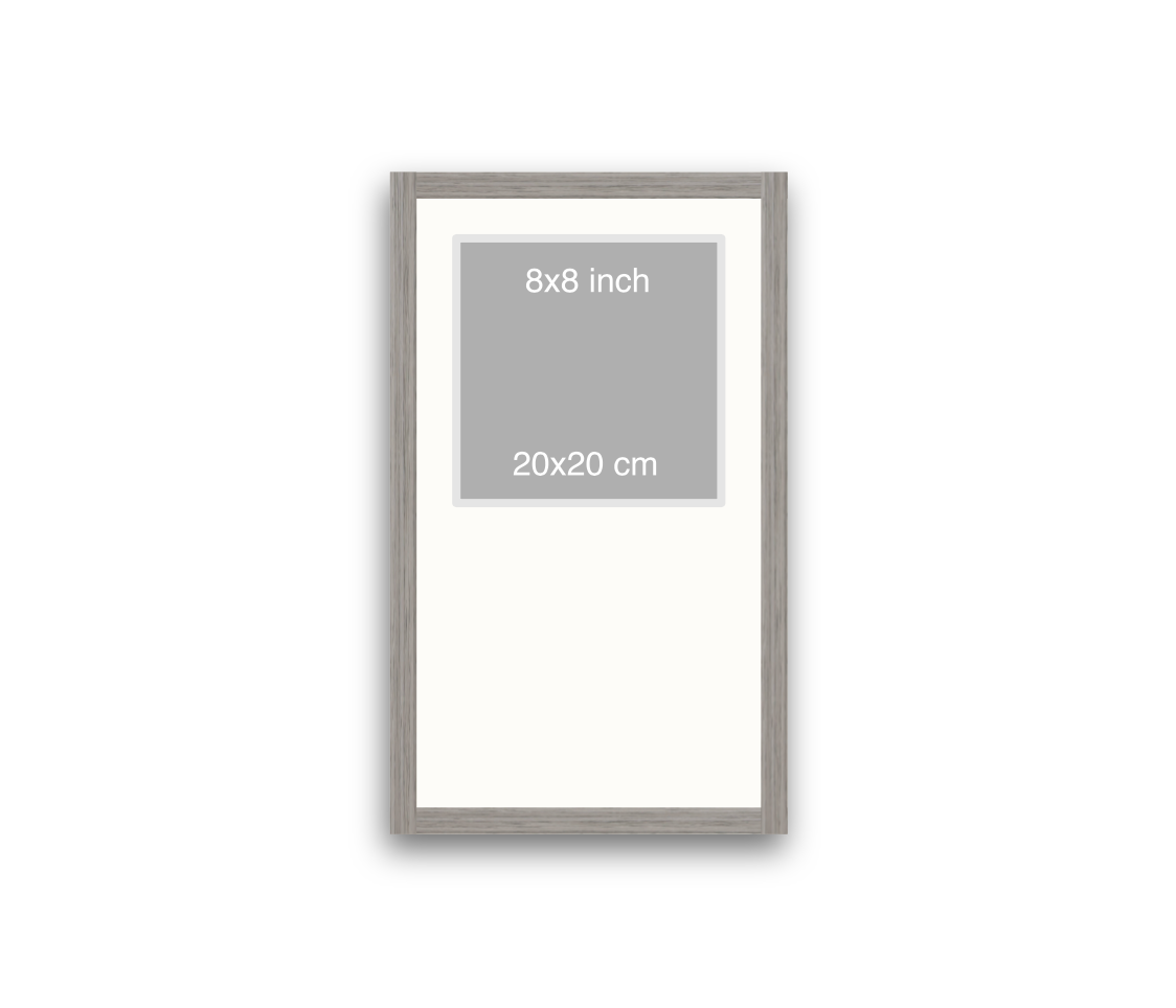 LOFT | 20mm Grey Frame - 30x50cm