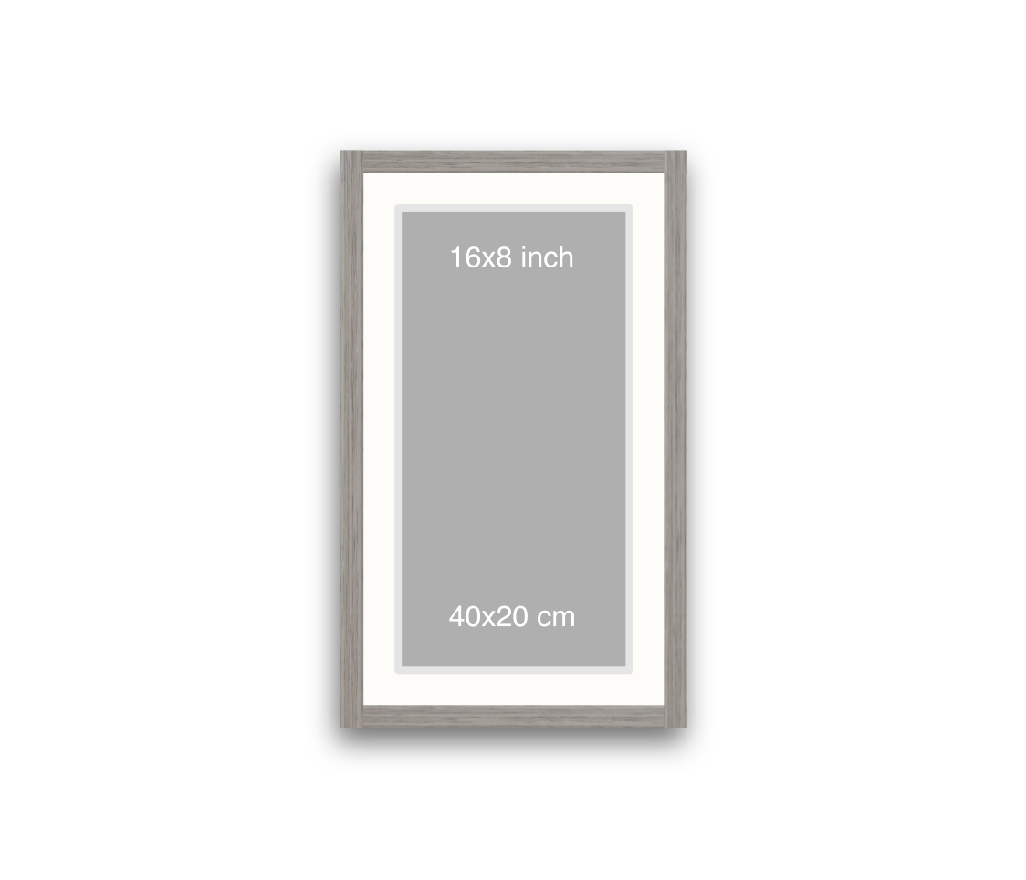 LOFT | 20mm Grey Frame - 30x50cm