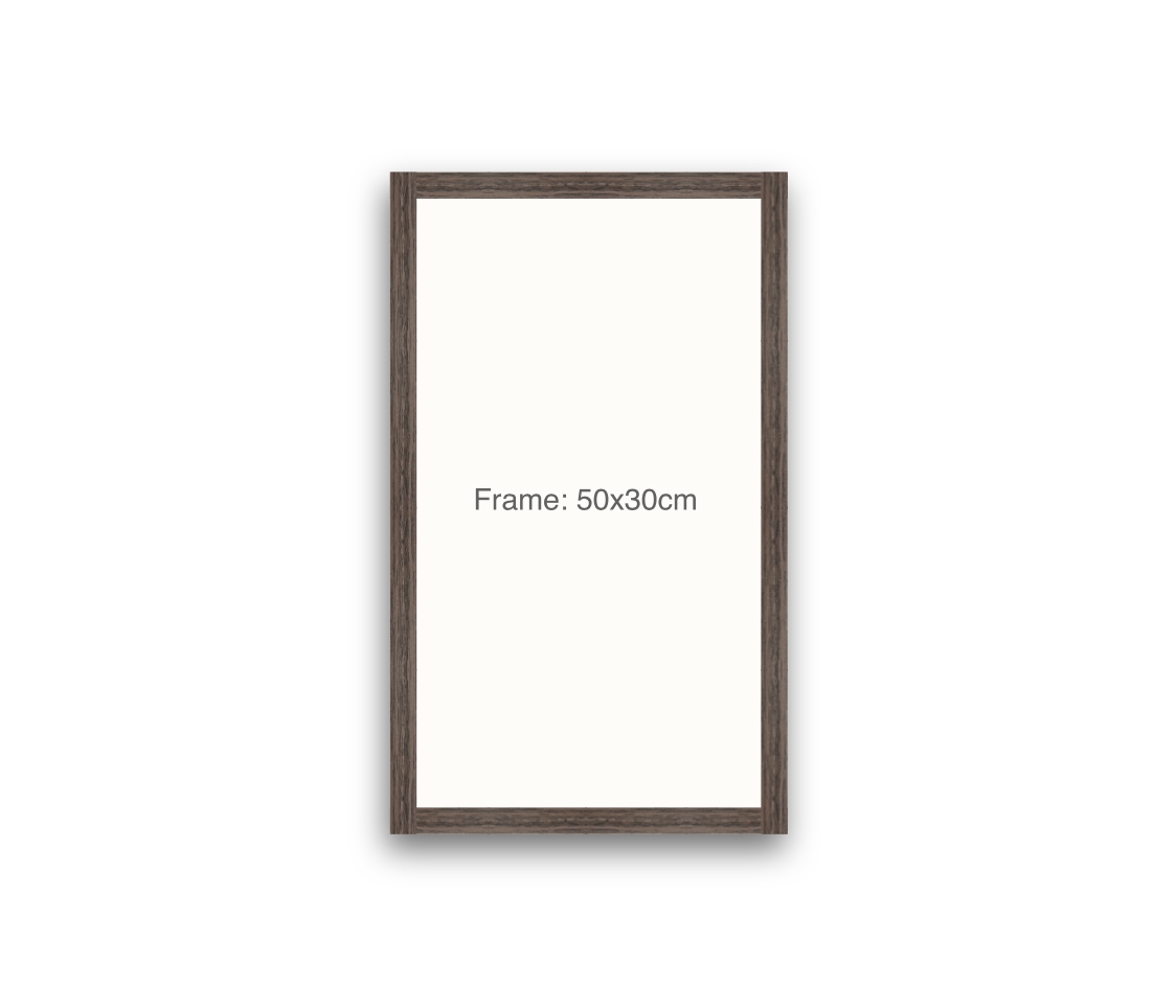 LOFT | 20mm Walnut Frame - 30x50cm