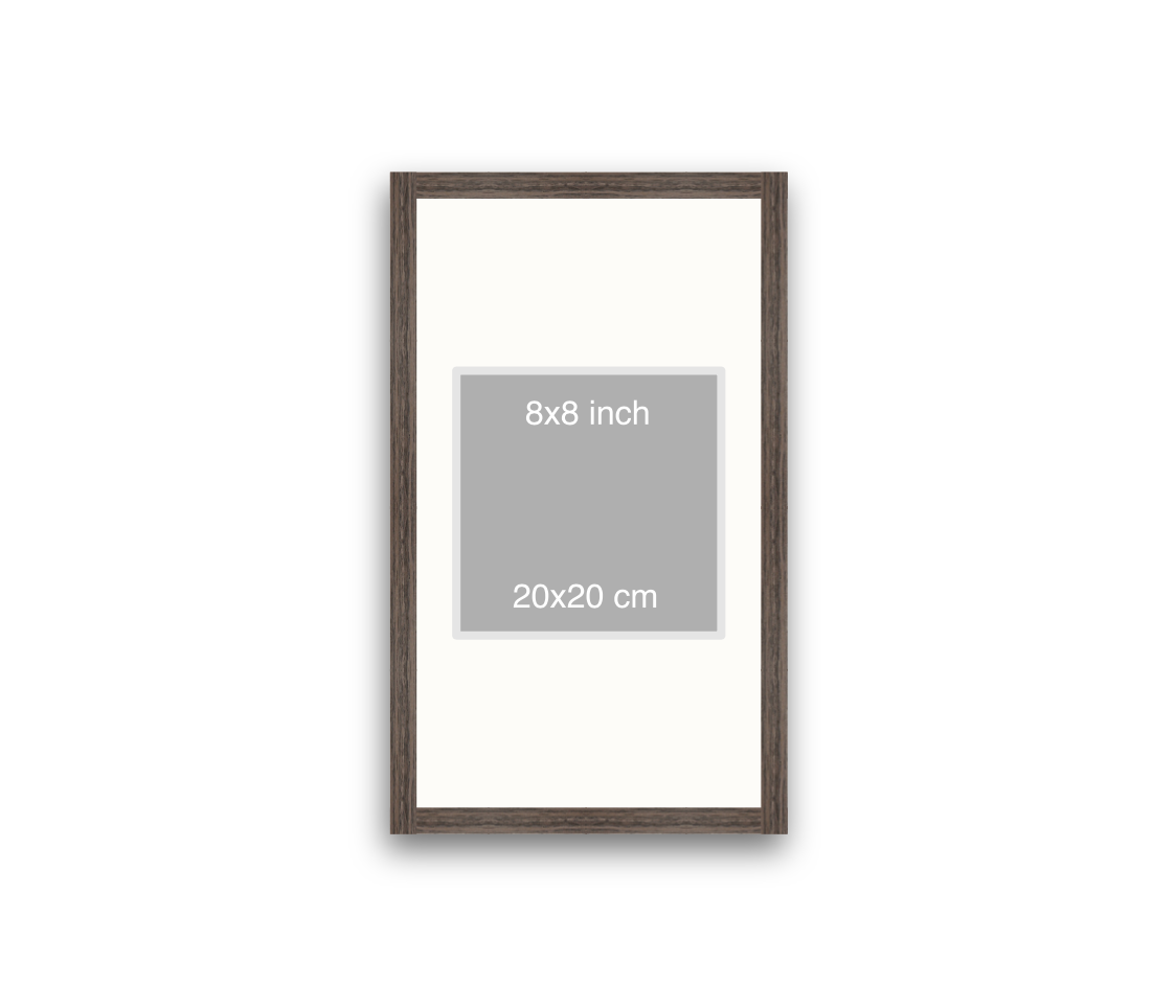 LOFT | 20mm Walnut Frame - 30x50cm
